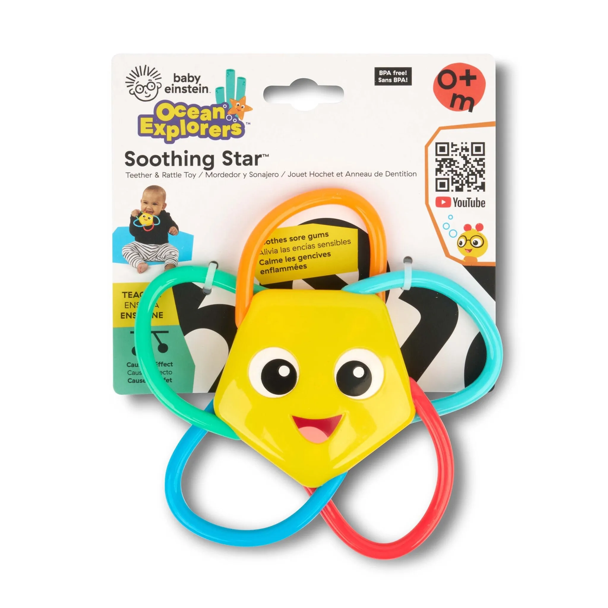 Baby Einstein - Soothing Star™ Teether Rattle Toy