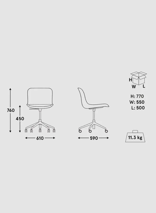 Baltic 2 Remix Chair with Height Adjustment (Customizable)