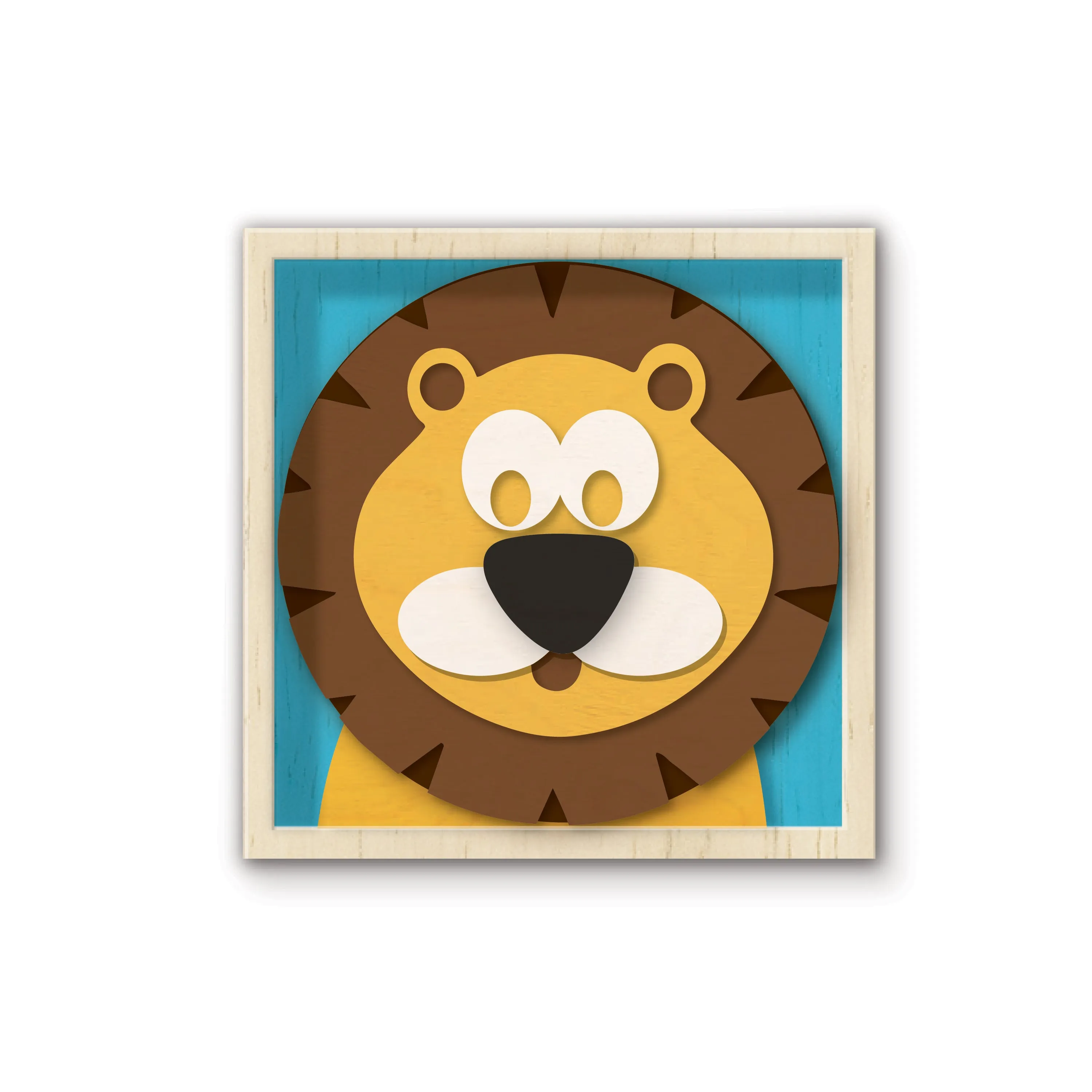 BeginAgain Paint & Stack Puzzlers - Lion