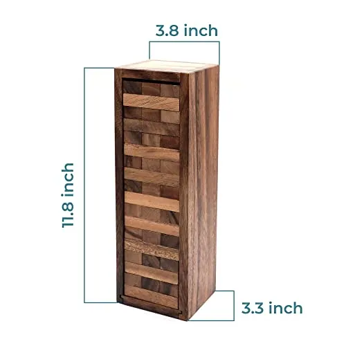 BSIRI Wood Tumbling Tower Game