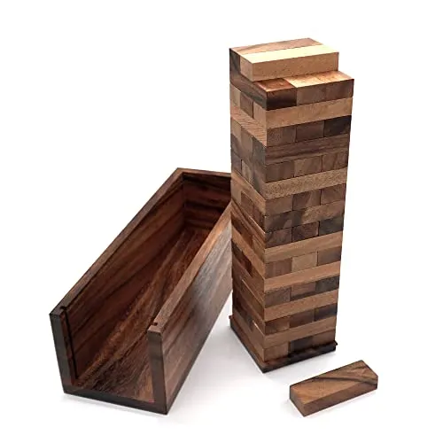 BSIRI Wood Tumbling Tower Game