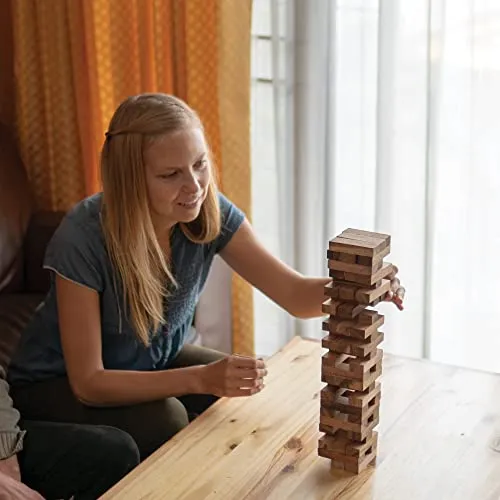 BSIRI Wood Tumbling Tower Game