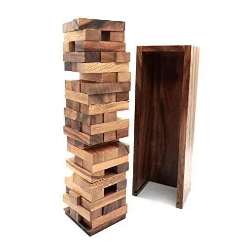 BSIRI Wood Tumbling Tower Game