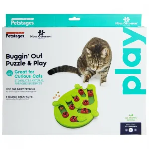 Buggin Out Puzzle & Play-Interactive Cat Treat Puzzle