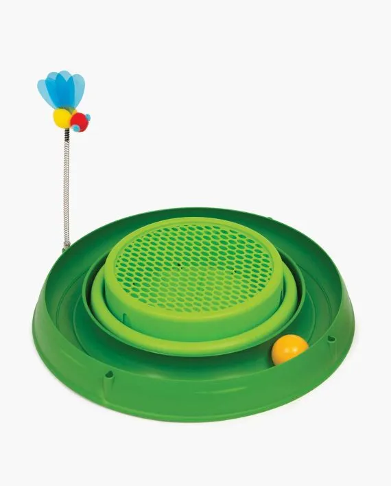 Catit Play 3 in 1 Circuit Ball Toy with Cat Grass