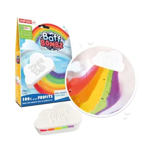 Cloud Rainbow Baff Bombz Bath Bomb, 110g, 1 Count