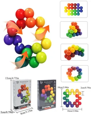 Colorful Learning Sensory Grapes Rotating Puzzle Ball - 739