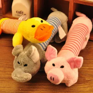 Cute Fun Chew Toys for Dogs_Choose from Elephant, Pig or Duck