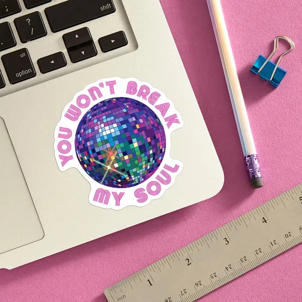 Disco Ball Die Sticker