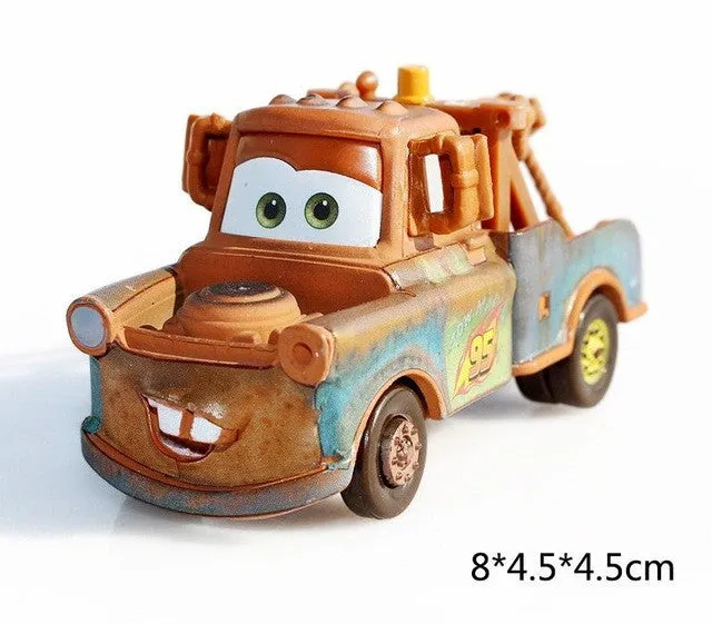 Disney Pixar Cars2  24Styles Lightning McQueen Mater 1:55 Diecast Metal Alloy Toys Birthday Christmas Gift For Kids Cars 2 Toy