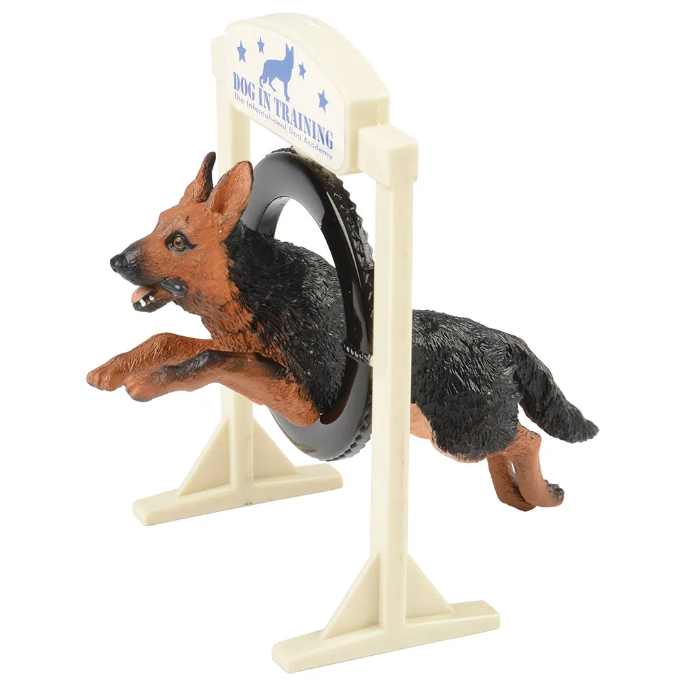 Dog Academy Training & Agility Playset | 50 Pc. Set with Realistic Dog Figures