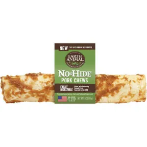 Earth Animal No-Hide Pork Chew Large Dog Treats