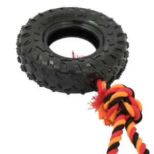 Farm Tyre & Rope Tug Dog Toy