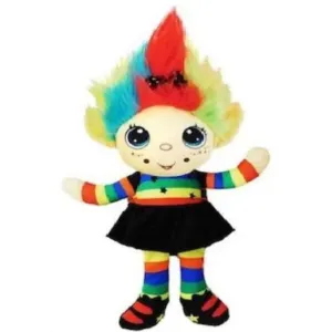 FLIPZEE Trolls 2 in 1 Plush Rainbow Galore 15" NEW