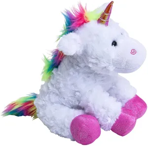 Fluffy Soft Cute Unicorn, 10 Inch Size