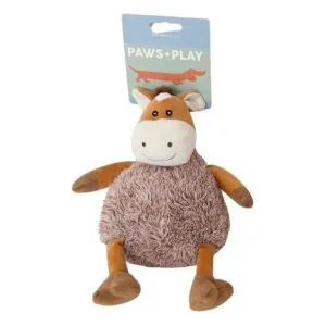 Fluffy Squeaker Horse Dog Toy 6cm