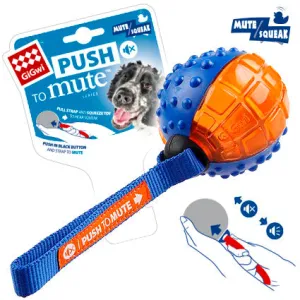 GiGwi 'Push to Mute' Fetch Toy with Optional Squeak