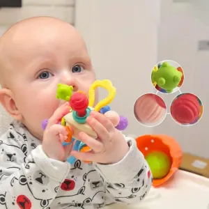 Huanger Teething and Sensory Baby Rattle Toy - 194