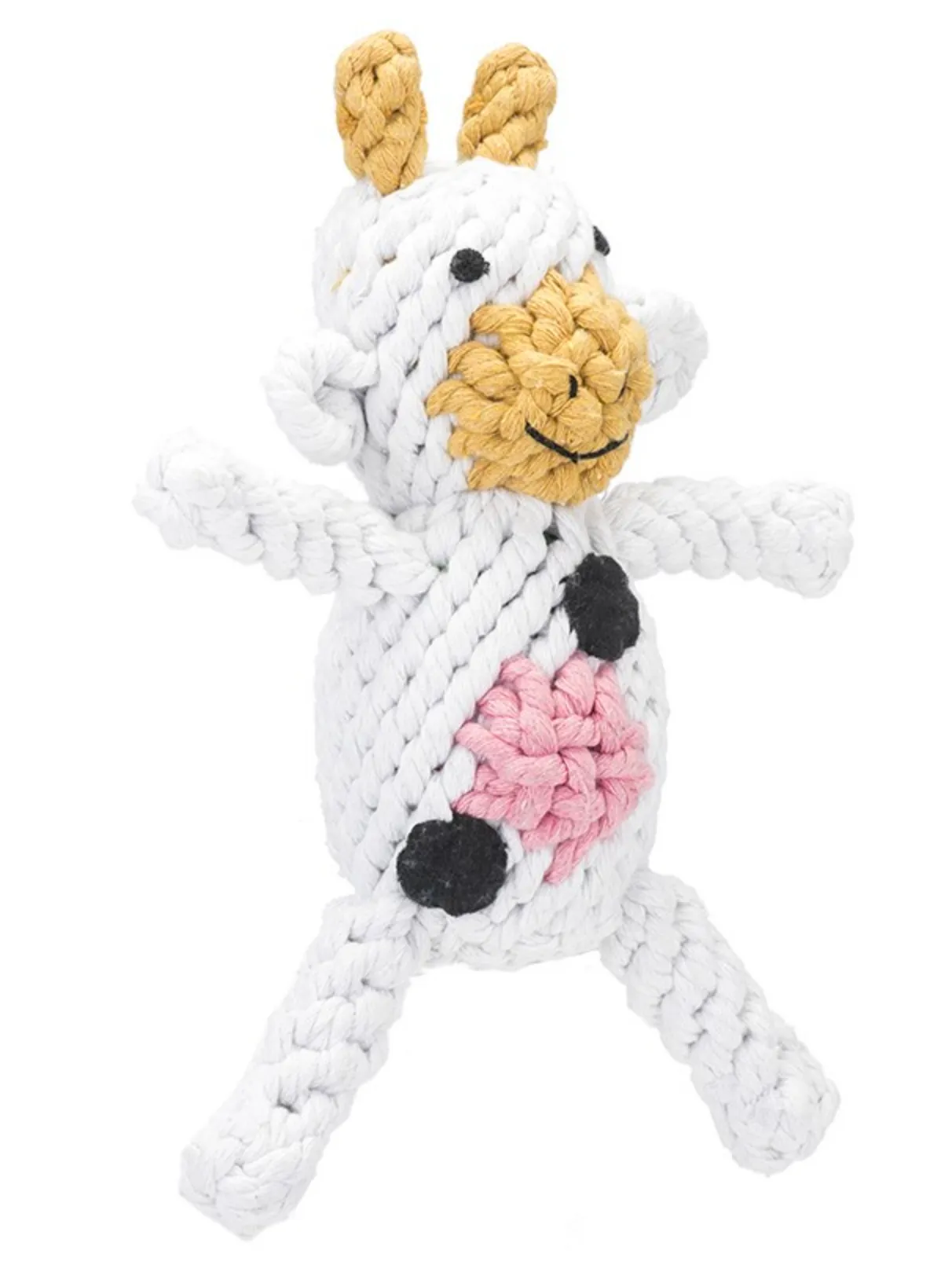 Jax & Bones Claire Cow Rope Toy