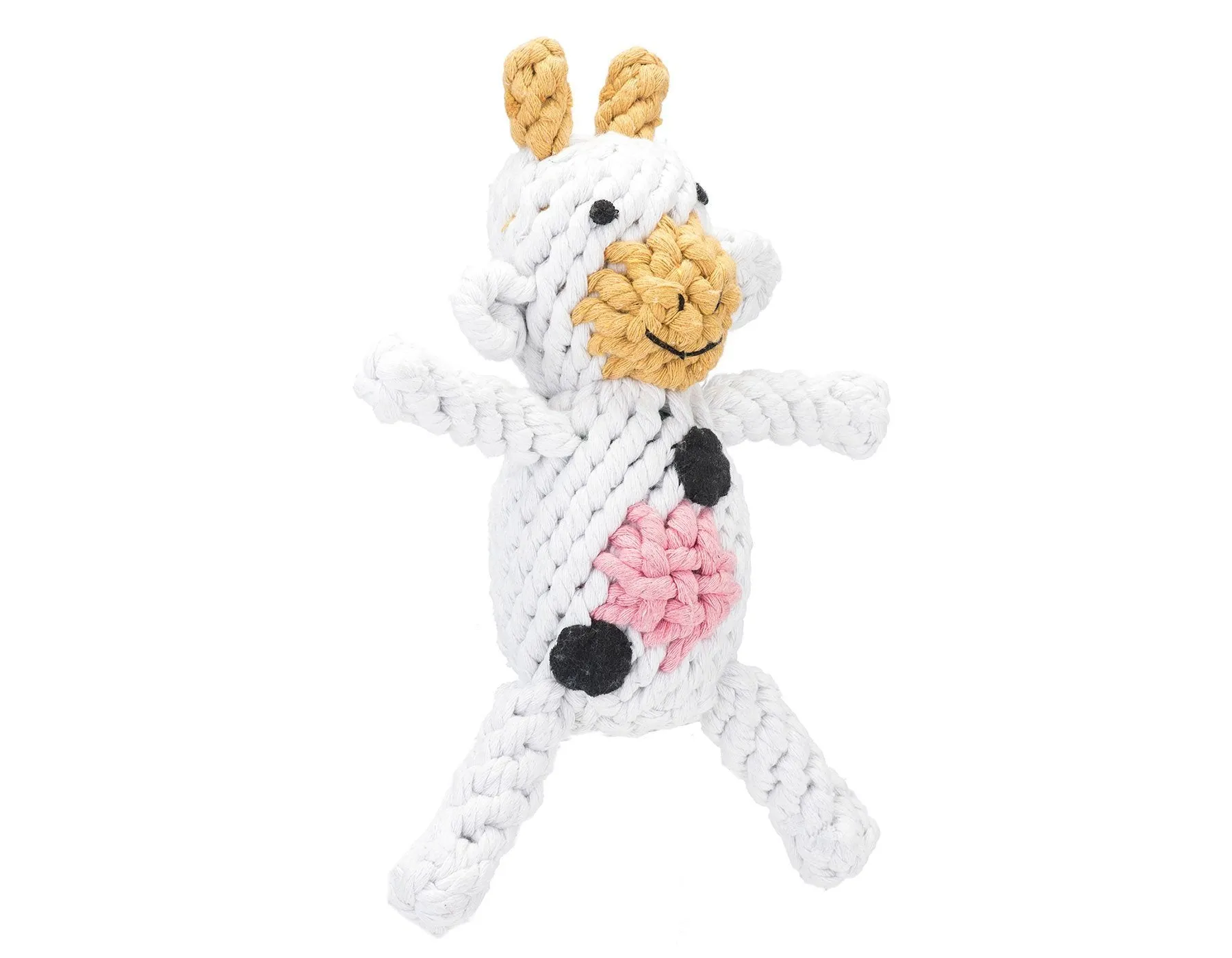 Jax & Bones Claire Cow Rope Toy