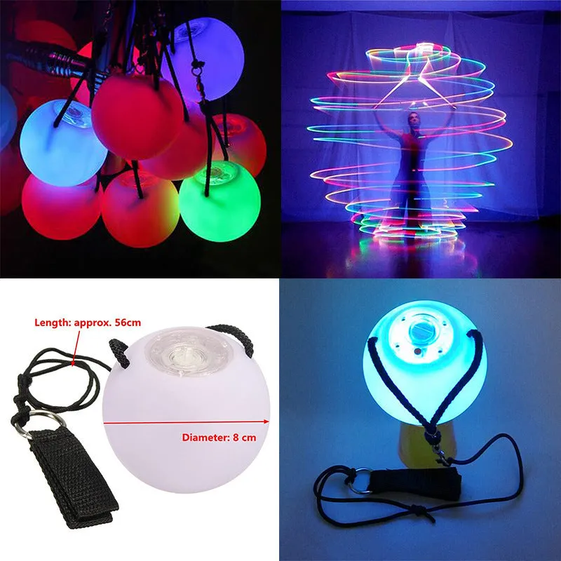 Led Luminous Hand Swing Ball Button Colorful