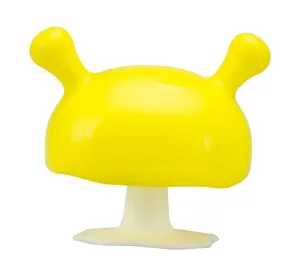 Mombella Mushroom Soothing Teether Lemon Yellow