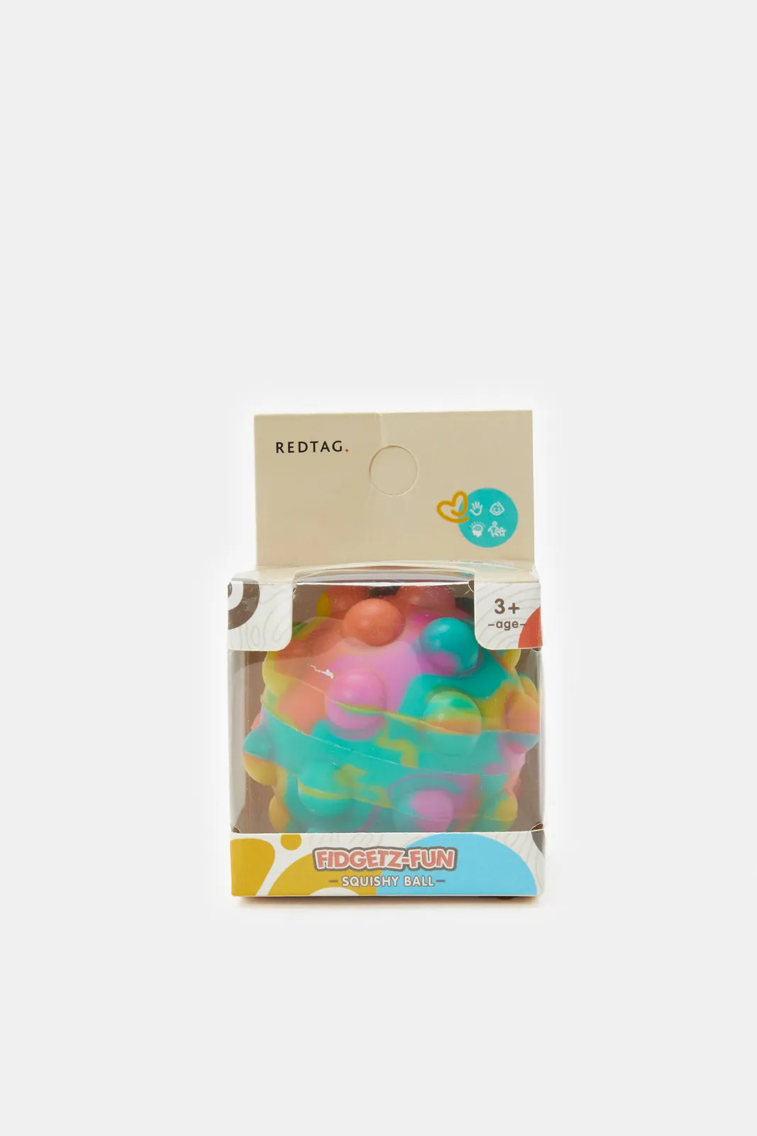 Multicolour Fidgetz Fun Squeeze Ball