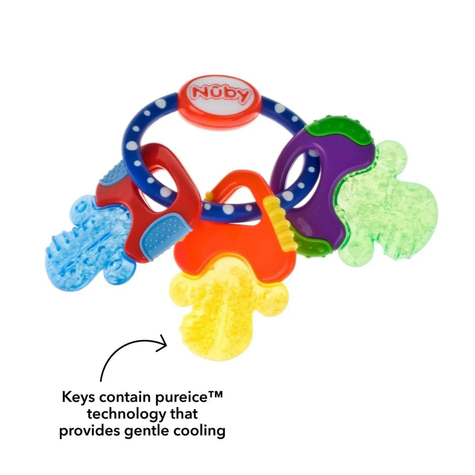 Nuby Icy Bite Keys Teether Toy