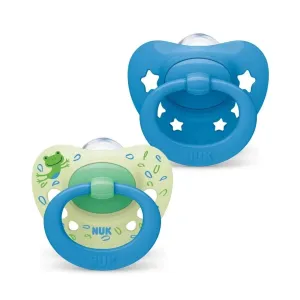 NUK Signature Soother Blue 6-18m Pack of 2