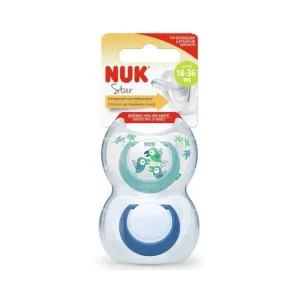 NUK Star Soother 18-36 months 2 pcs - Blue