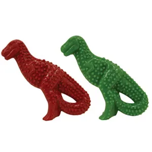 Nylabone Holiday DuraChew Dental Chew Dinosaur T-Rex Dog Toy