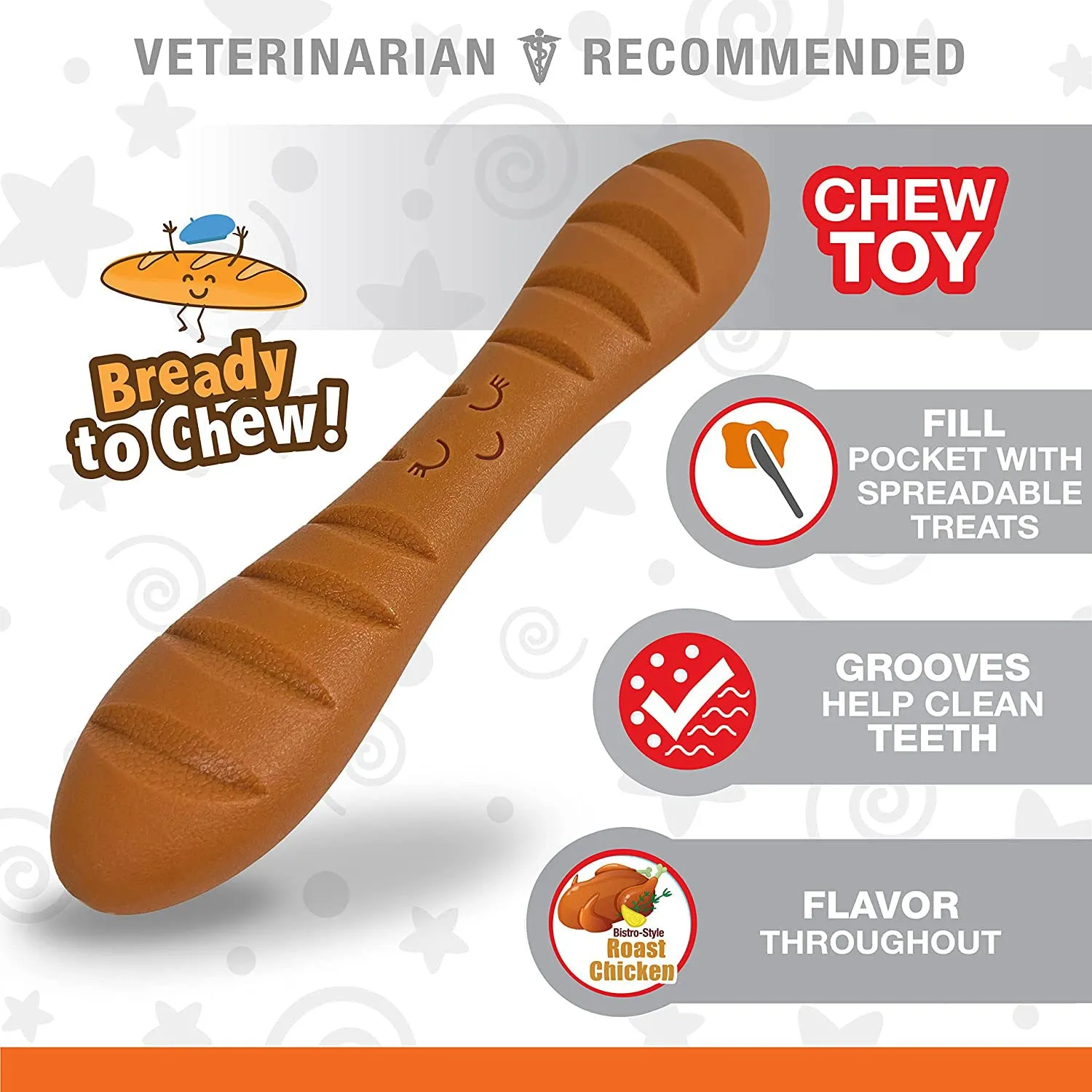 Nylabone Power Chew Baguette