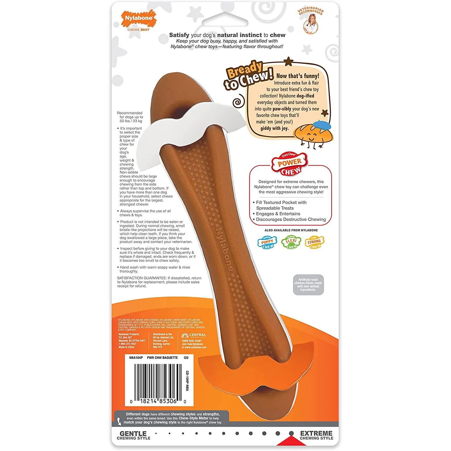 Nylabone Power Chew Baguette