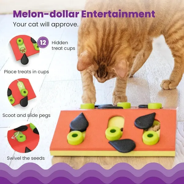 Petstages Melon Madness Puzzle Cat Toy