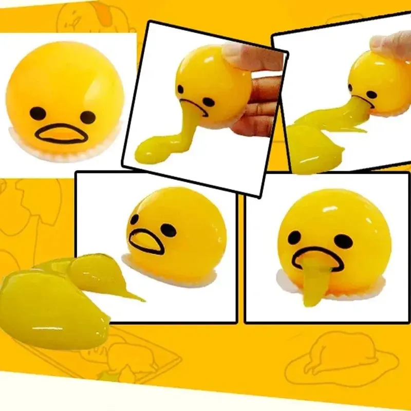 Puking Egg Yolk Stress Ball