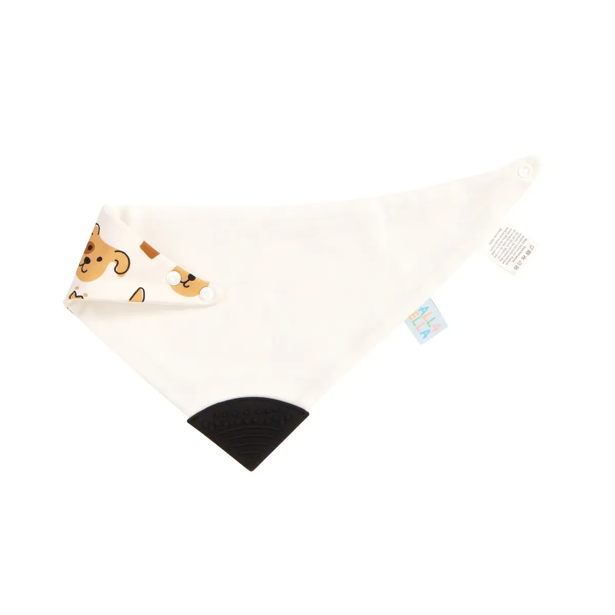 Reversible Teether Bandana Bib - Puppies