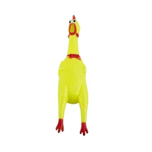 Squeaky Chicken Dog Toy