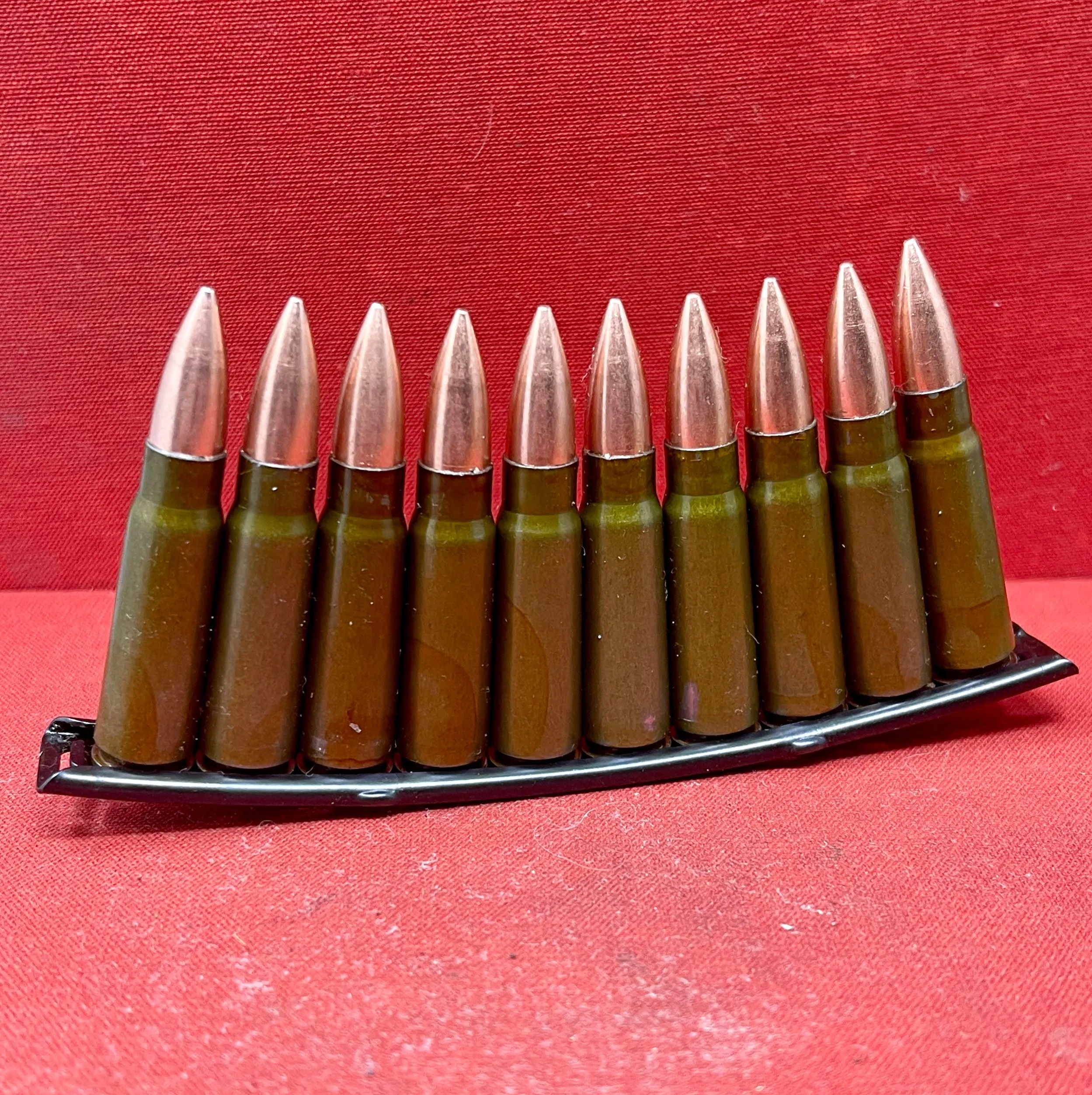 Stripper Clip 10 x  Russian 7.62x39 INERT Rounds