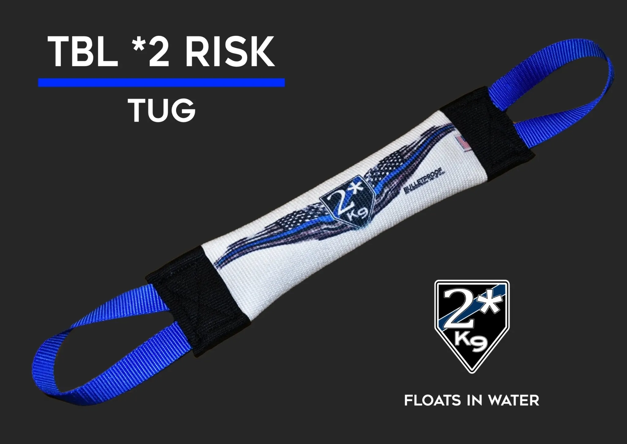 Thin Blue Line Fire Hose Training Tug - Flag Series