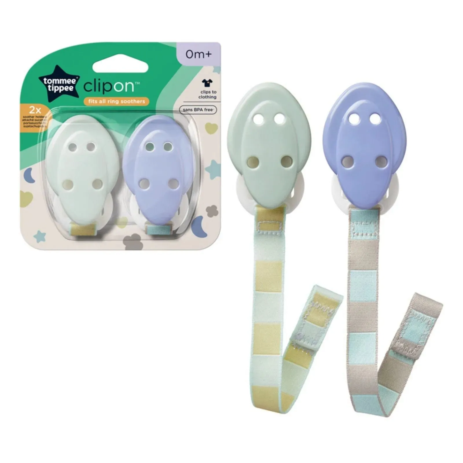 Tommee Tippee Pacifier Strap Double