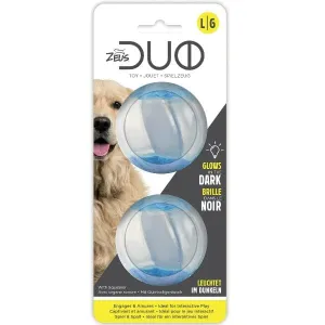 Zeus Duo Ball Toy; Glow and Squeaker