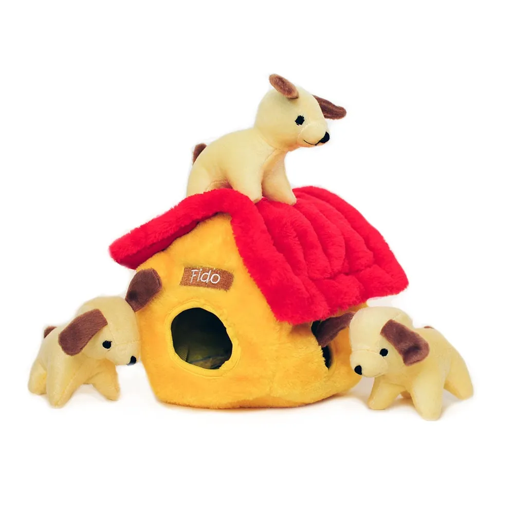 ZippyPaws Burrow XL Dog House Dog Toy